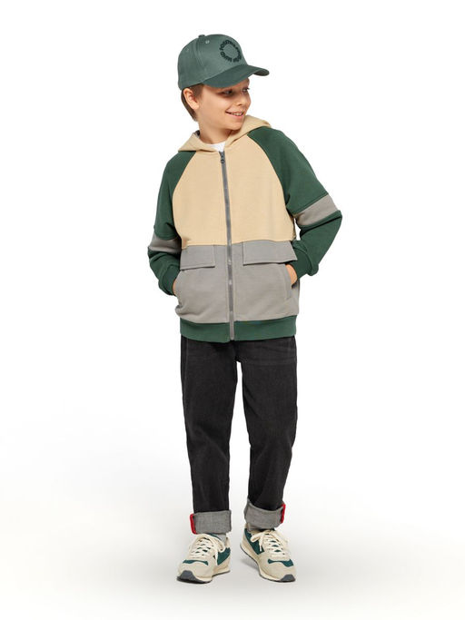 Кофта (толстовка) на молнии с капюшоном детск. Соул