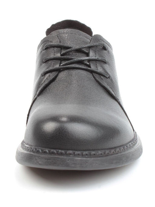 03-DHL140-1 BLACK Полуботинки женские (натуральная кожа)