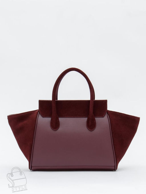 Сумка женская кожаная 999026NN wine red Natale Navetta в Новосибирске