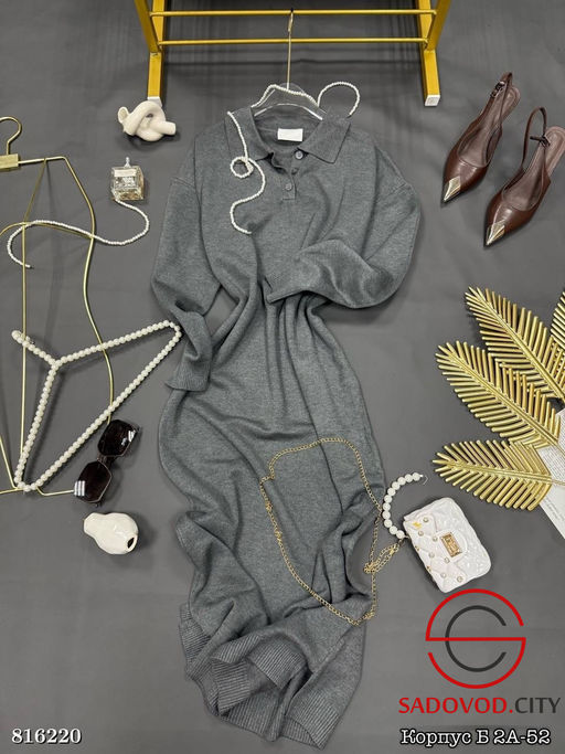 Платье поло однотонное - Bruno фото 2