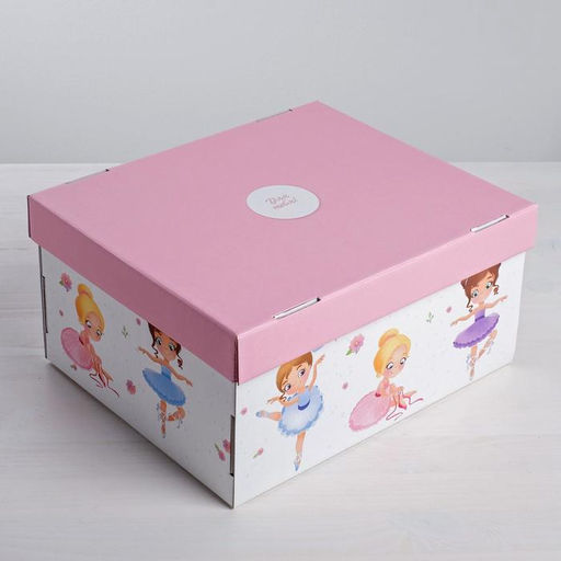 Складная коробка Милой девочке, 31 х 25,5 х 16 см