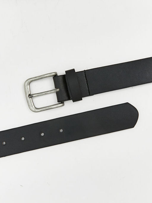 Deri G?r?n?ml? Erkek Kemer