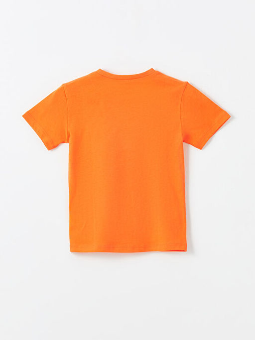 Bisiklet Yaka K?sa Kollu Bask?l? Erkek Bebek Ti??rt - Waikiki фото 2