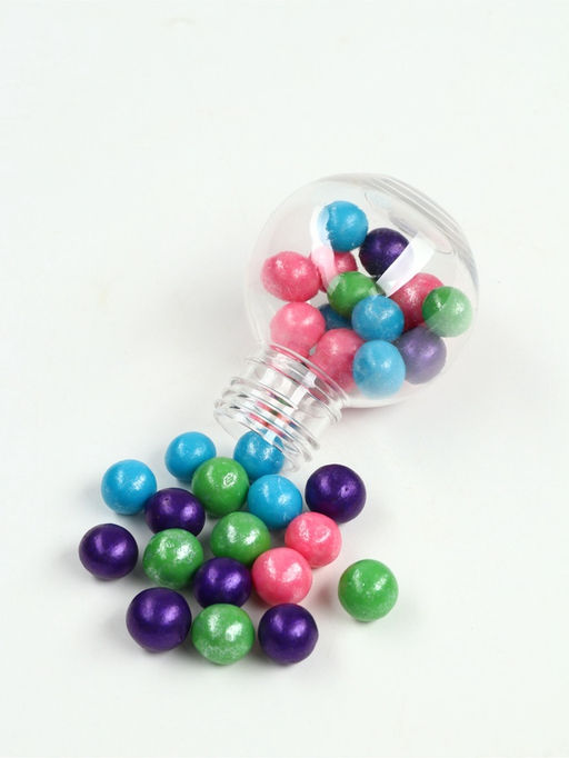 Цена за 2 шт. Драже новогоднее в круглой банке с шильдом Дед Мороз, 35 г - Фабрика счастья фото 3