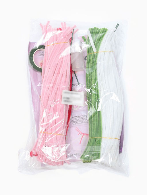 Набор для творчества, букет из синельной проволоки, розы