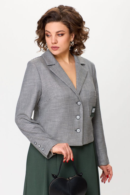 Костюм Aira Style 2417А Серо-зеленый