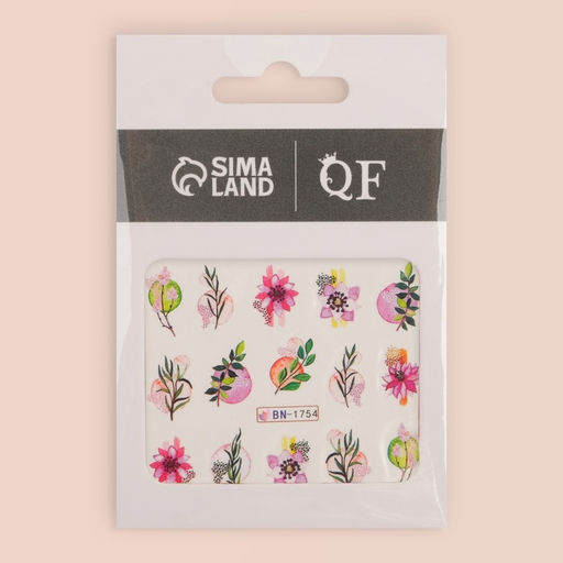 Цена за 6 шт. Слайдеры для ногтей Японская сакура, разноцветные - Qf фото 3