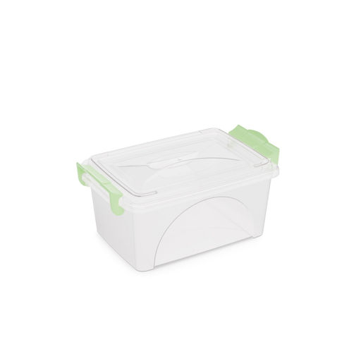 Контейнер для хранения п/эт. 2,5л прямоугольный (с ручками)