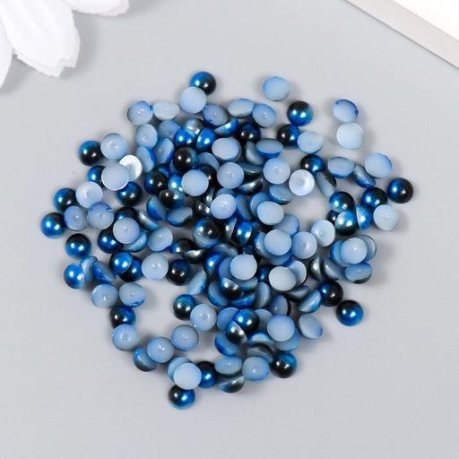 Декор Градиент синий d=4 мм 10г 200 шт 5х2,5 см - Арт узор фото 4