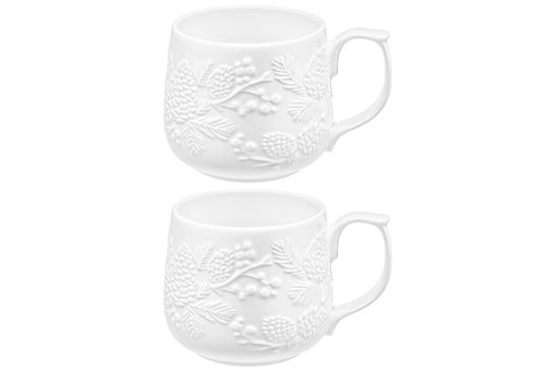 Набор 2 кружек 450 мл 13*9*9 см Шишки - Elan gallery фото 5