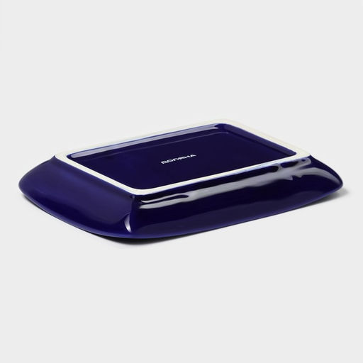 Маслёнка Доляна «Лимон», 17×12×8,5 см, доломит, белая