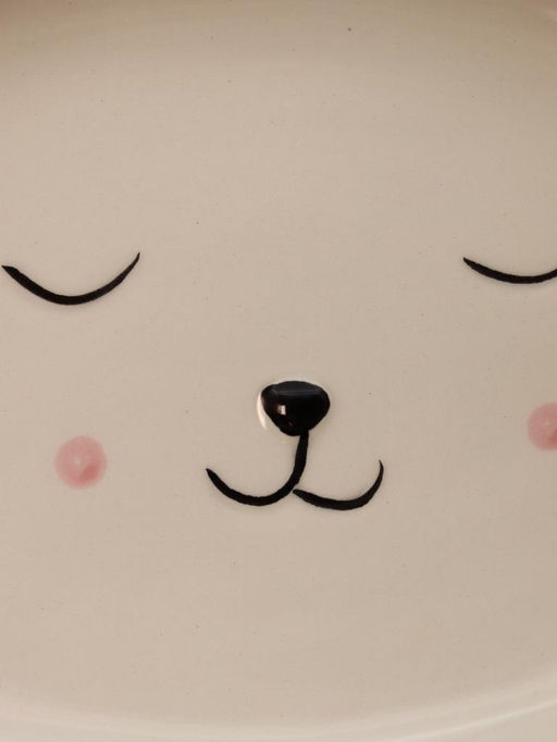 Тарелка керамическая Cat plate, 19,5х15 см