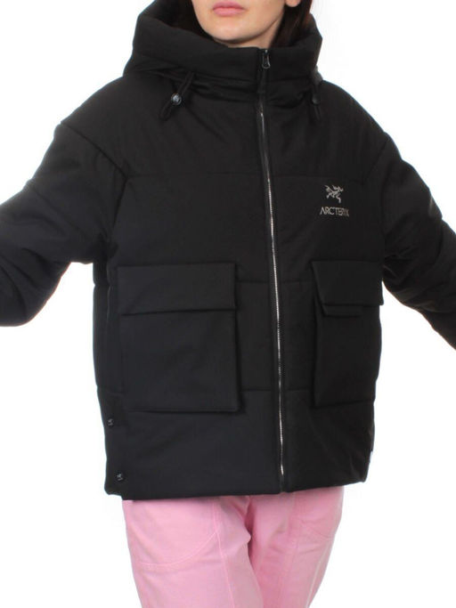 288 BLACK Куртка зимняя облегченная женская (верблюжья шерсть) - Fashion фото 2