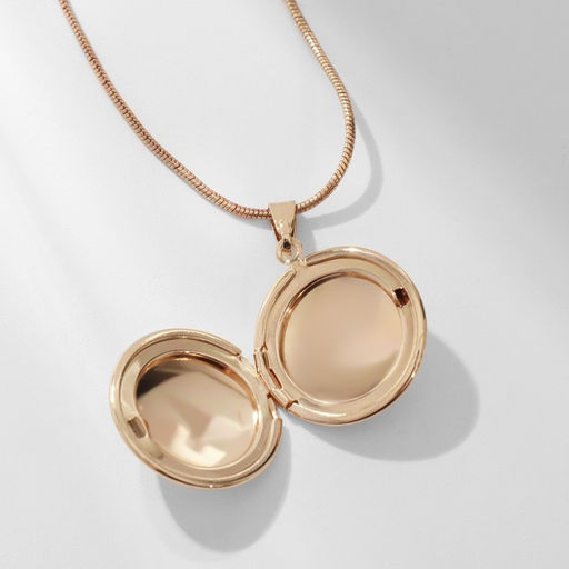 Кулон для фото на цепочке «Сфера», цвет золото, 45 см