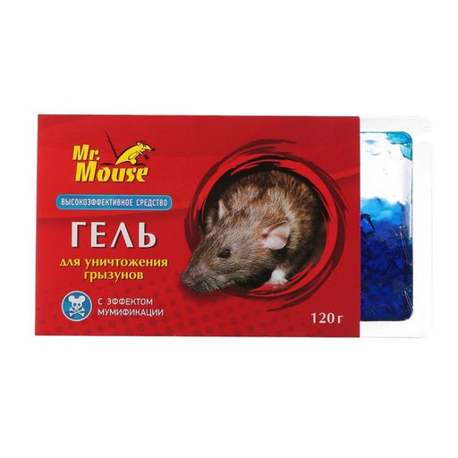 Гель от грызунов "Mr. Mouse" 120 мл