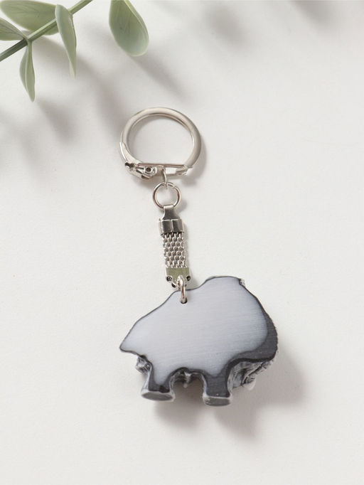 Брелок "Мамонт" (вид сбоку, 3,5см