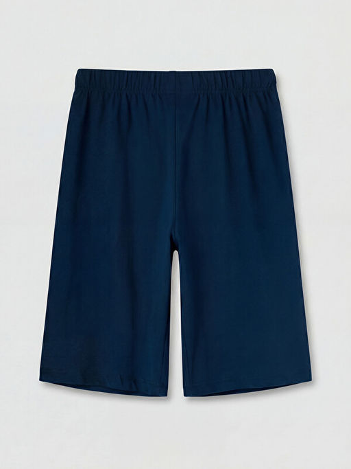 Beli Lastikli Bask?l? Erkek ?ocuk Pijama ?ort