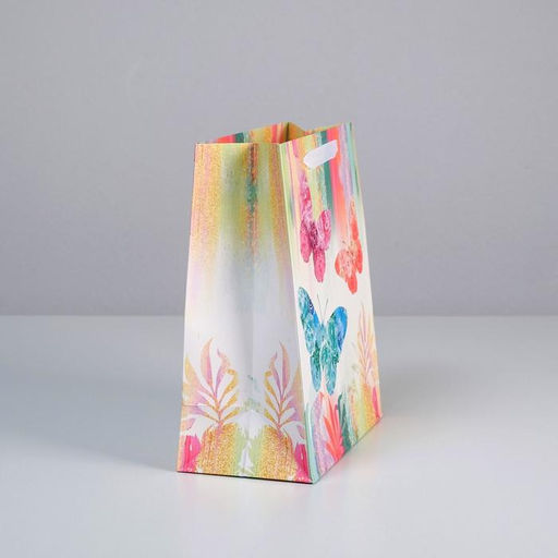 Пакет ламинированный вертикальный Бабочки, ML 23 27 11,5 см - Дарите счастье фото 2