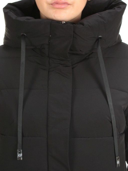 21-972 BLACK Пальто зимнее женское AIKESDFRS