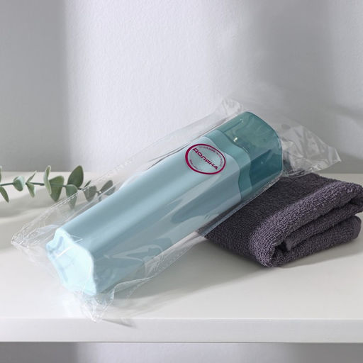 Цена за 2 шт. Футляр для зубной щётки и пасты Доляна Звезда, 20,55,5 см, цвет голубой фото 25