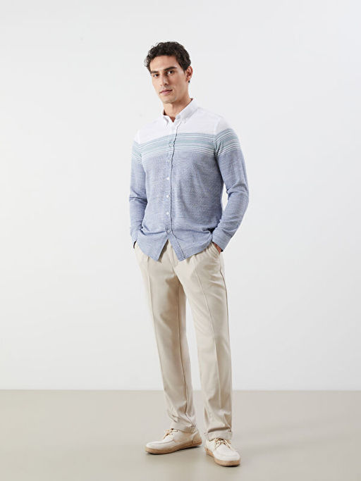 Regular Fit Uzun Kollu Arm?rl? Erkek G?mlek