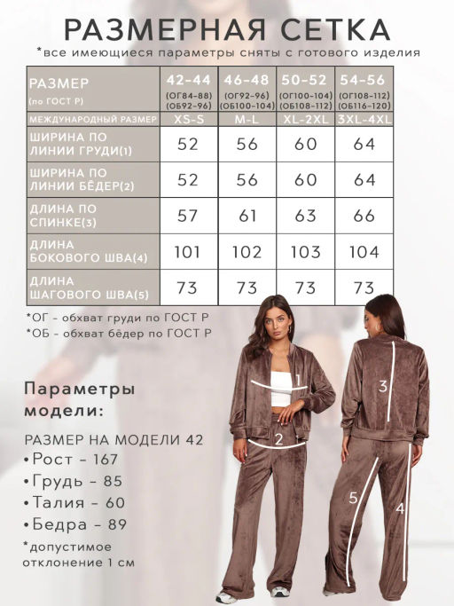 Костюм женский Кэт-5 Графит (мрамор) - Modamica фото 109