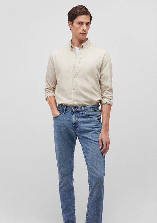 Bej Gomlek - Mavi фото 2