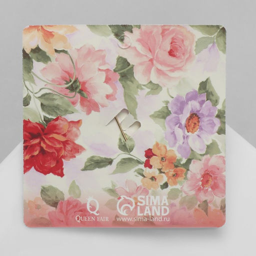 Брошь Птичка необычная, цветная в золоте - Queen fair фото 4