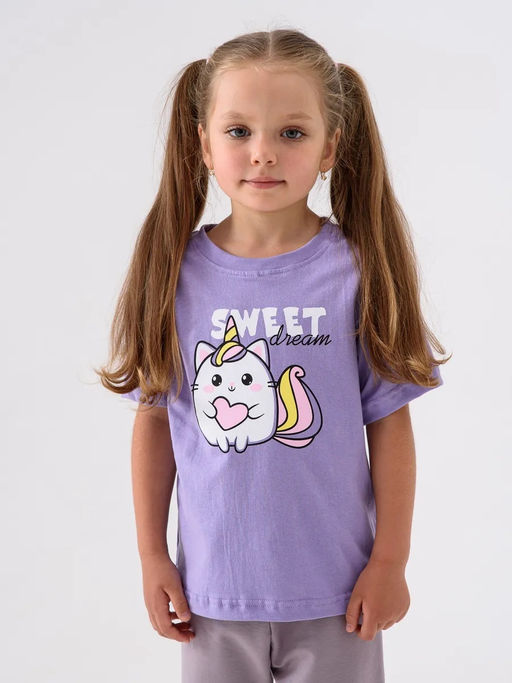 Набор-3:футболка для девочки 3 шт - Оптима фото 10