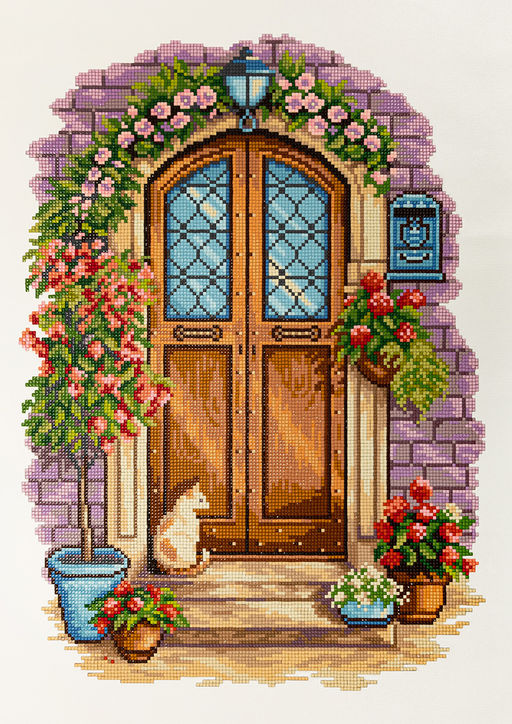 Кристальная (алмазная) мозаика ФРЕЯ №07 СК/Распродажа ALVR-273 Лето у дверей 35 х 50 см