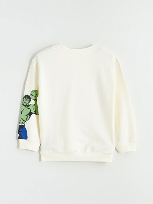 Marvel Comics Bask?l? Erkek ?ocuk Sweatshirt