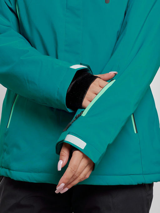 Горнолыжный костюм женский зимний темно-зеленого цвета 02305TZ - Chunmai фото 8