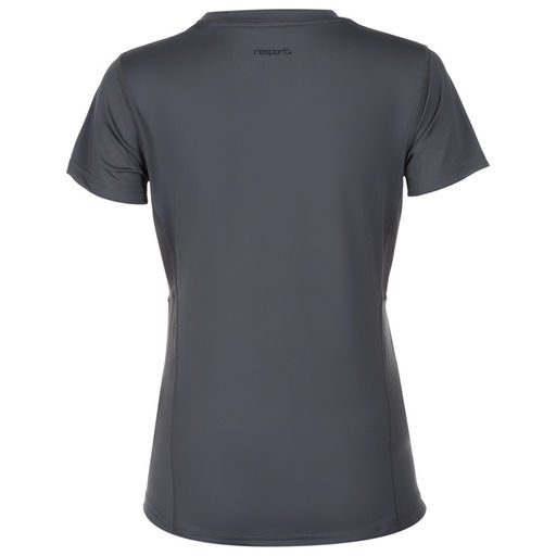 Футболка со вставками женская Resport, бифлекс, размер L (48), серая