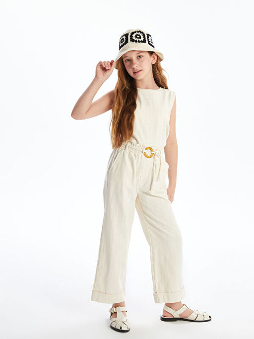 Beli Lastikli K?z ?ocuk Pantolon