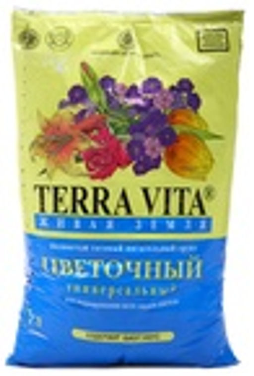 ФАРТ Terravita Живая земля Грунт Цветочный 10 л