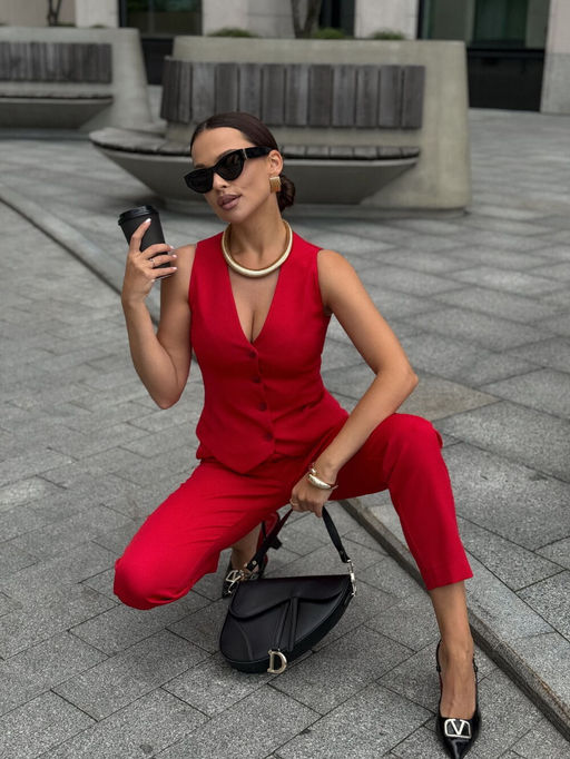 Костюм DilanaVIP 2120-Р красный