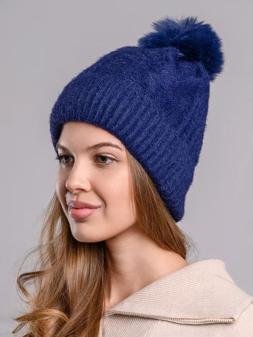 Теплая шапка из мягкой - Pretty mania фото 6