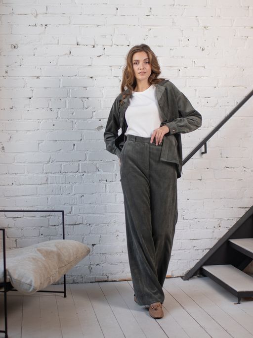 вельветовые брюки 4448-0579 - Трика фото 2