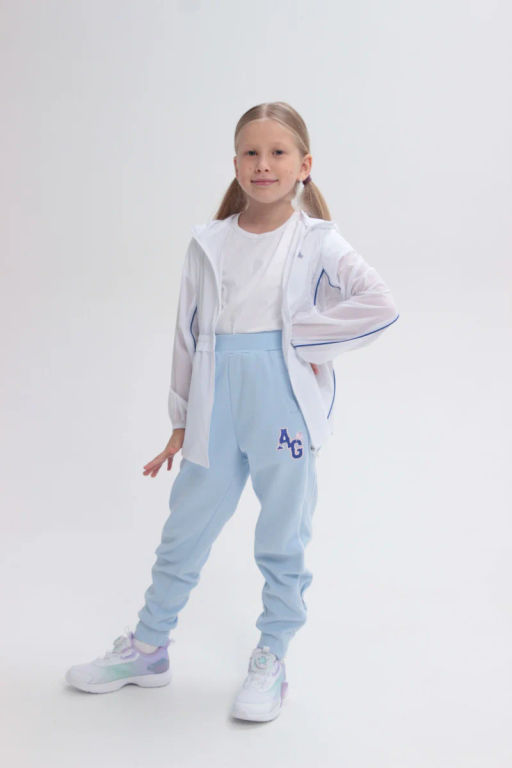 Брюки трикотажные голубой - Anta sport фото 2