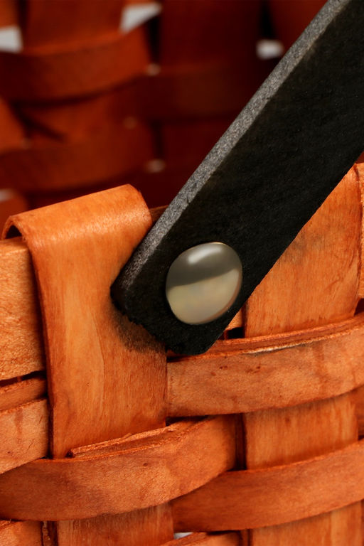 Корзина плетёная для хранения, 22×15×12 см, ручка h=14 см, секвойя, коричневая, Greengo