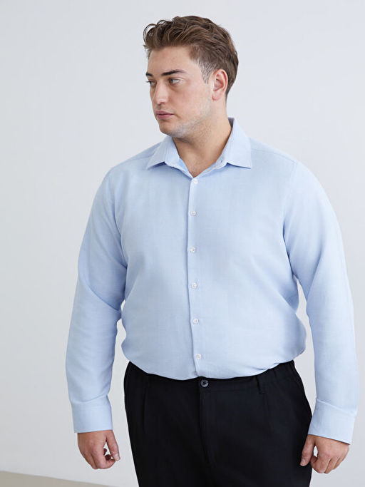 Slim Fit Uzun Kollu Arm?rl? Erkek G?mlek