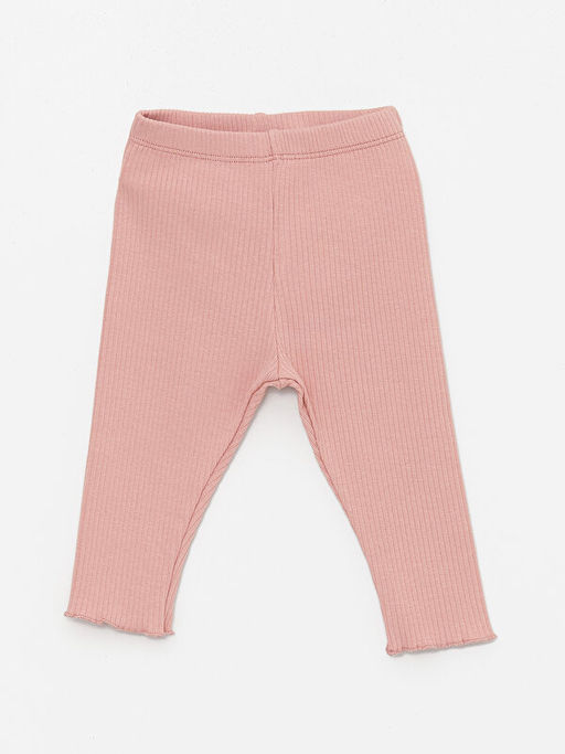 Bebe Yaka Uzun Kollu Bask?l? K?z Bebek Sweatshirt ve Tayt 2li Tak?m - Waikiki фото 3