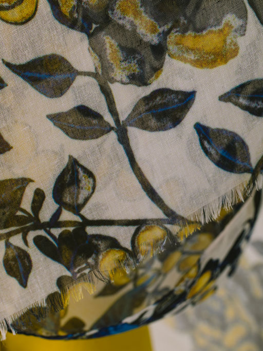 Большой мягкий очень нежный двусторонний палантин в стиле арт-деко - Tantino фото 5