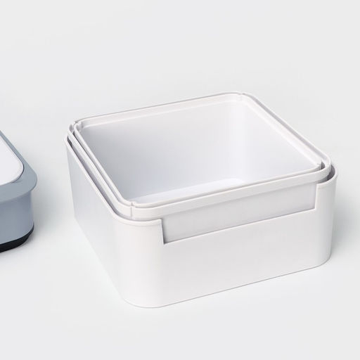 Ведро мусорное сенсорное SAVANNA, складное, 18 л, белое  фото 4