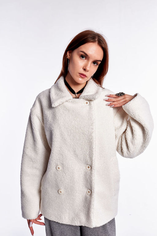 Пальто ANELLI 1421-Р белый  фото 9