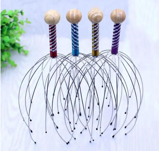 Массажер антистресс для кожи головы массажёр Мурашка , пальчики шиатсу инструмент для снятия стресса аксессуар для шеи и тела