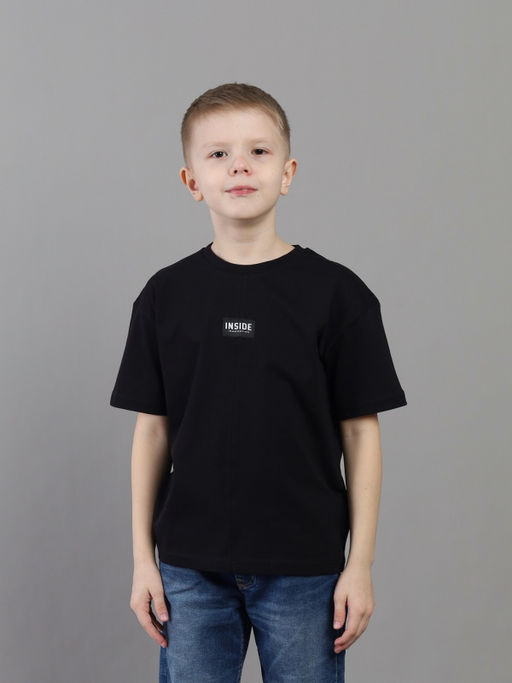 CRB wear / CSJB 64121-22K Футболка для мальчика,черный/Ex.Cherubino