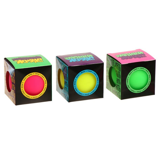 Цена за 12 шт. Антистресс сквиш мялка Funny toys «Улётный жмяк», 6 см, паста