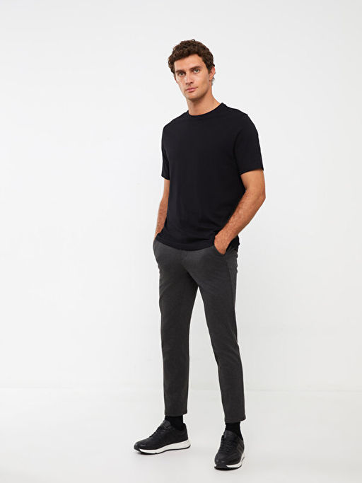 Bisiklet Yaka Penye Erkek Ti??rt