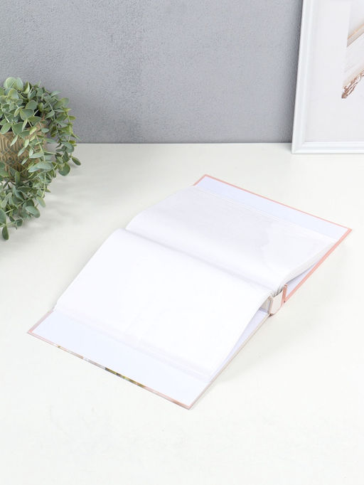 Фотоальбом на 200 фото 10×15 см «Кольца молодых и свадебный букет», в коробке, 5.5×20.5×26 см